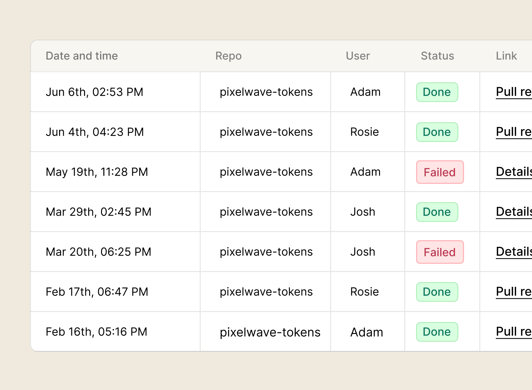 Tokens Managerslider