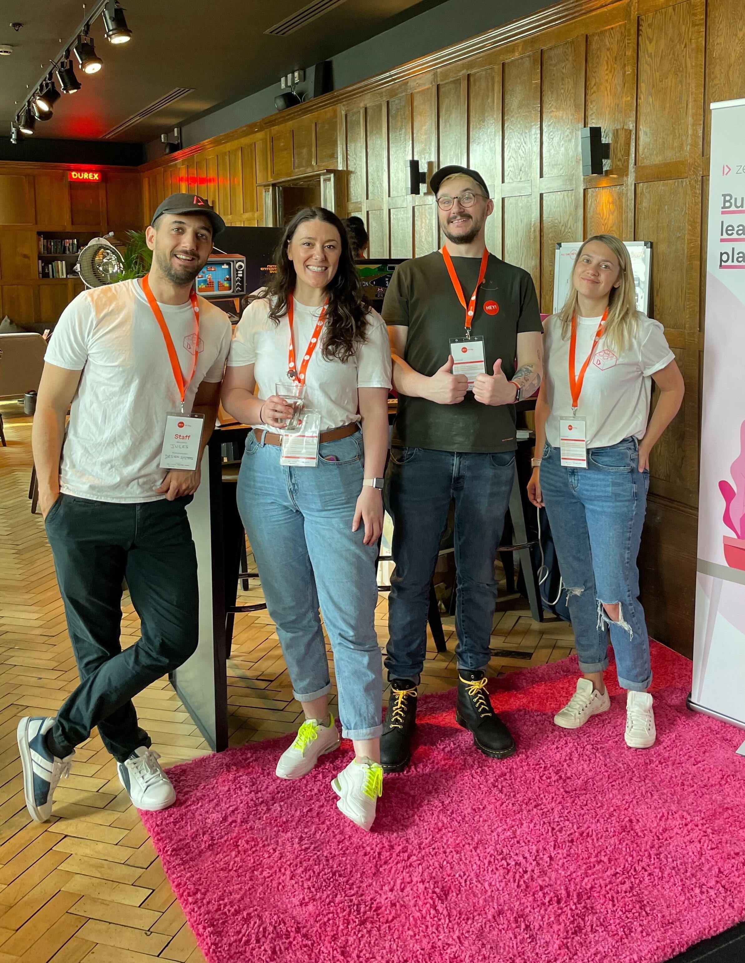 Marketing team at Conference