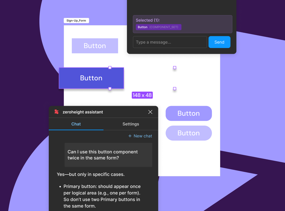 Figma Assistant Plugin Asset 560x420px V1 Lavender Variant 2
